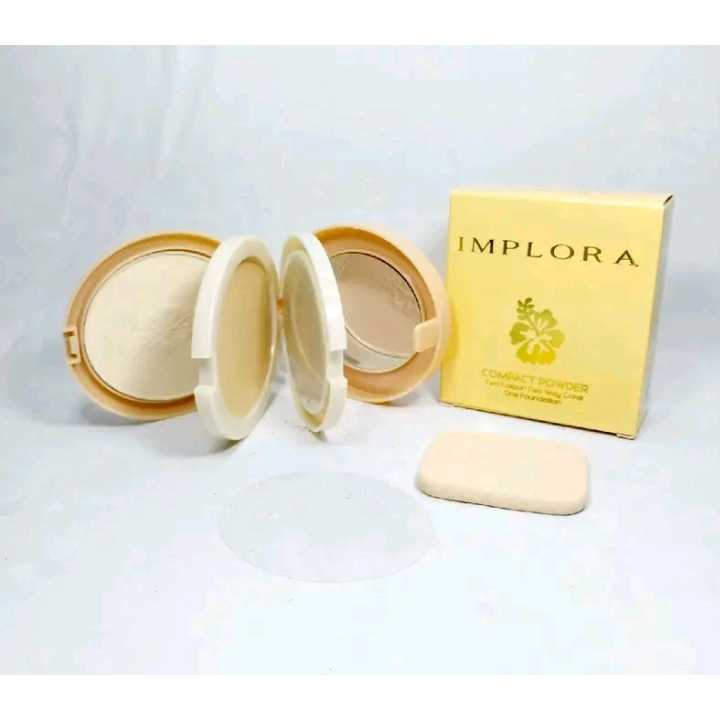Implora Compact Powder/Bedak Sueluttu (Kemasan Kuning)