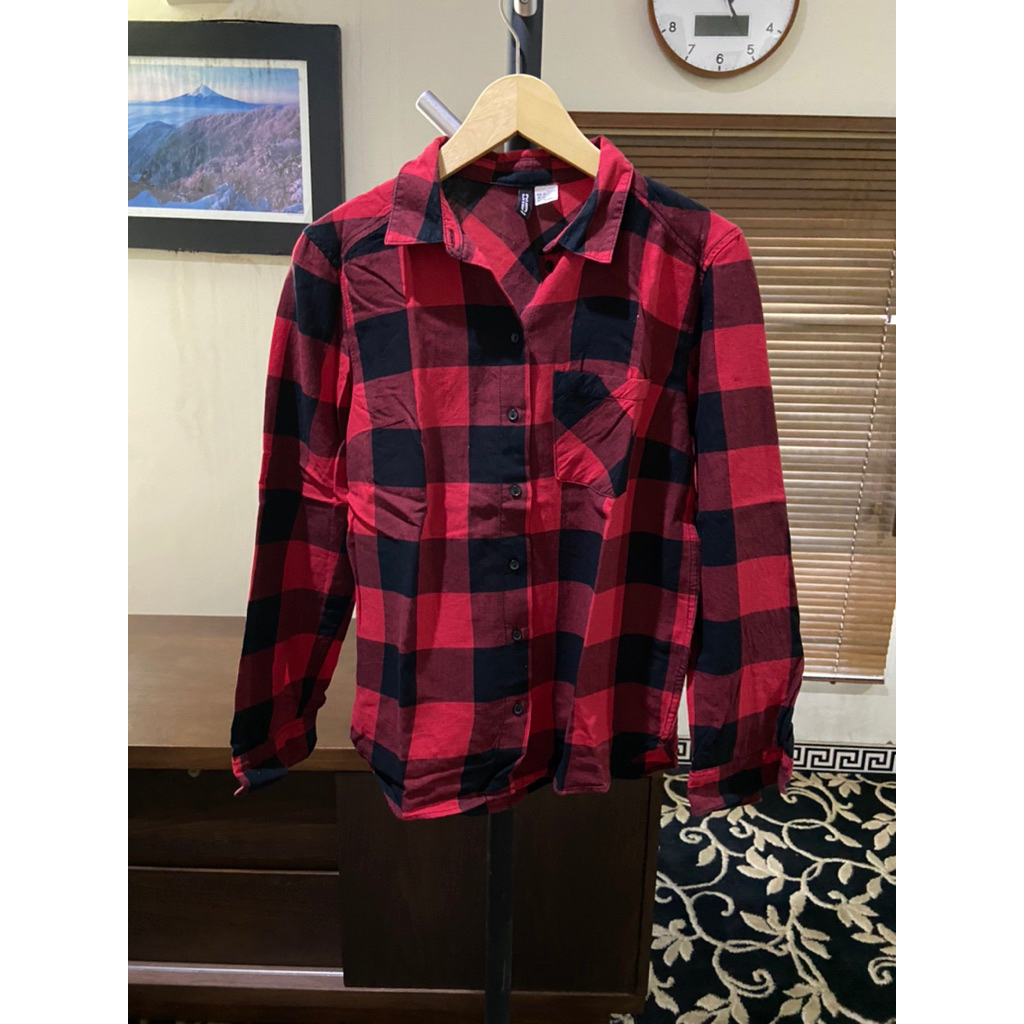 KEMEJA FLANEL H&M