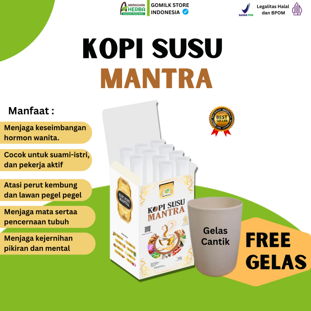 

[GRATIS GELAS] KOPI SUSU MANTRA JADI ISTRI PRODUKTIF JAGA IMUN TUBUH