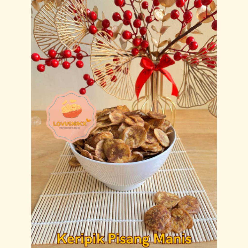 

Keripik Pisang Manis by Lovusnack - Gurih & Renyah!