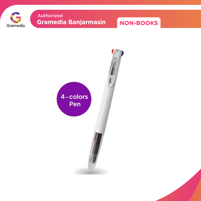 

Gramedia Banjarmasin - Gelpen Estudee Shima 4 in 1 Pen 0.5Mm