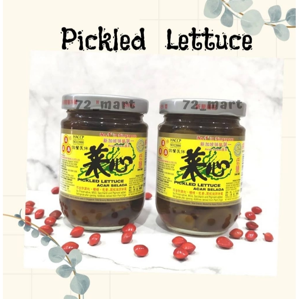 

Pickled Lettucce AAA 180GR/Acar selada/ Caisim