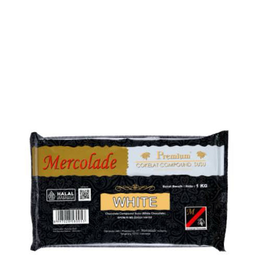 

Mercolade Premium Cokelat Compound White 1kg