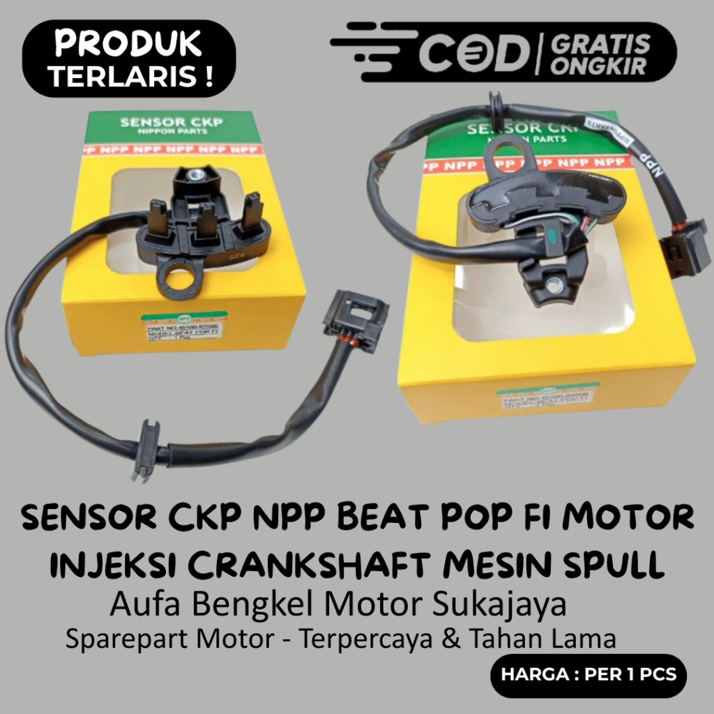 Sensor CKP NPP Beat Pop FI 2014 Crankshaft Position Motor Honda Injeksi Poros Engkol Nippon Parts Sp