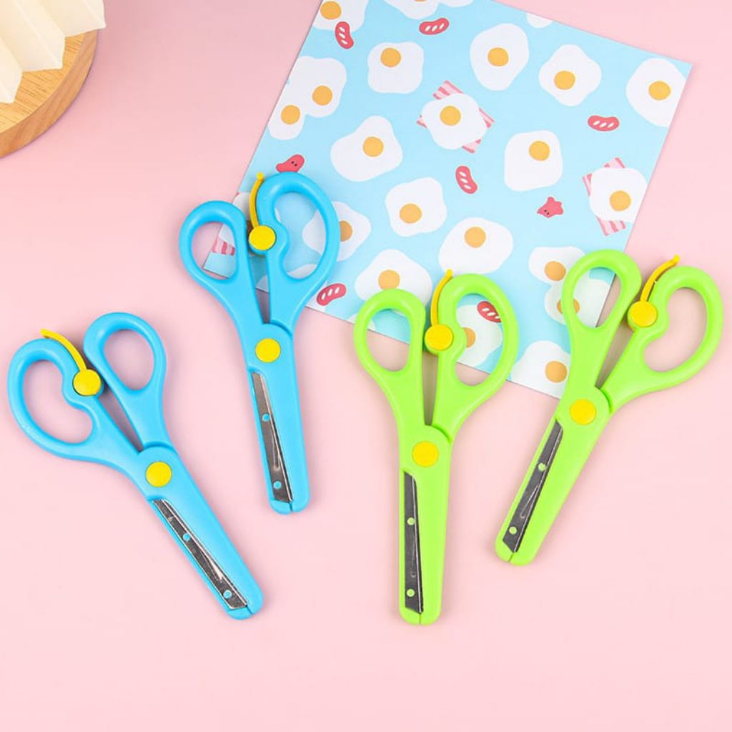 

Gunting Anak TK Paud SD - Gunting Anak Safety Anti Luka - Gunting Kerajinan Anak TK SD