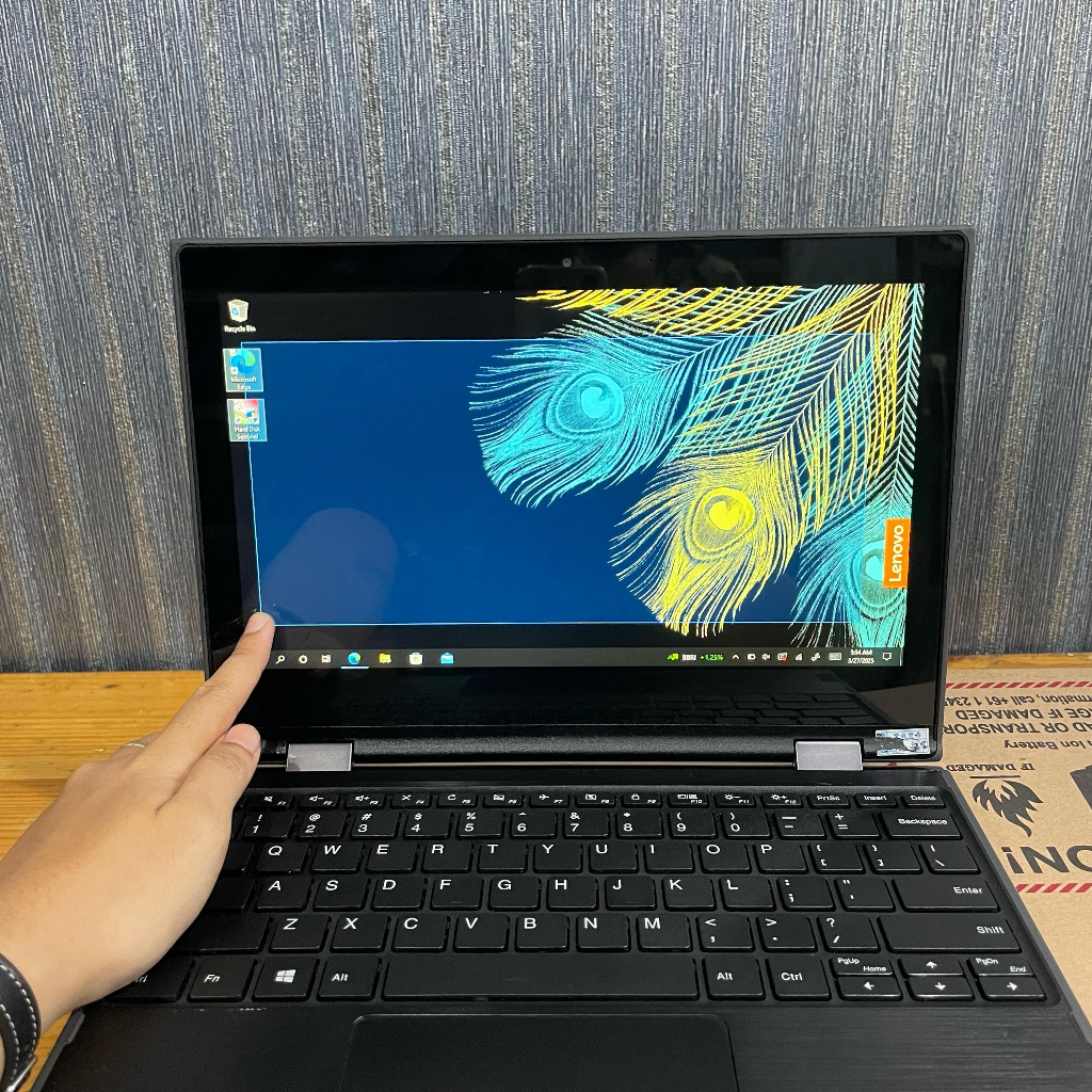 LAPTOP SECOND,Lenovo 300E ||  (Touchscreen), Black