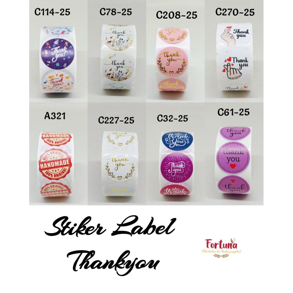 

Stiker Label Thankyou (1 roll)