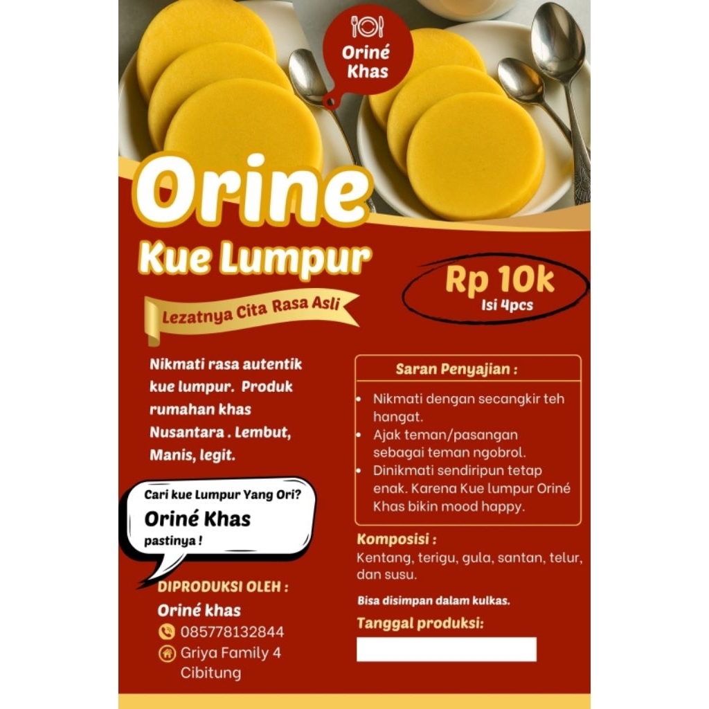 

Kue Lumpur paket kue basah