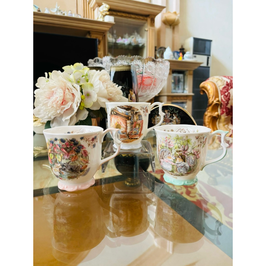 Mug Gelas Roya Doulton Brambly 300 ML Mewah Cantik