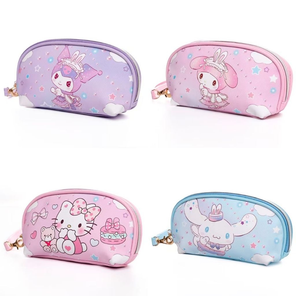 

VFT524 - Tempat Makeup Bahan Premium Pouch Kosmetik Tempat Pensil Kotak Pensil Anak Karakter Dompet Serbaguna Kuromi Melody Cinamoroll Hello Kitty
