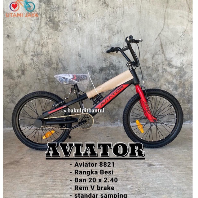 Sepeda BMX ring 20 Aviator 8821 | Sepeda BMX Aviator 8821 ukuran 20 inch