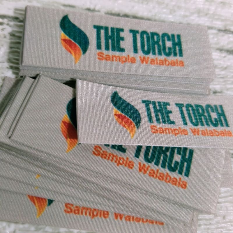 

Label Baju Woven Premium Fullcolor - Standard / Label Woven