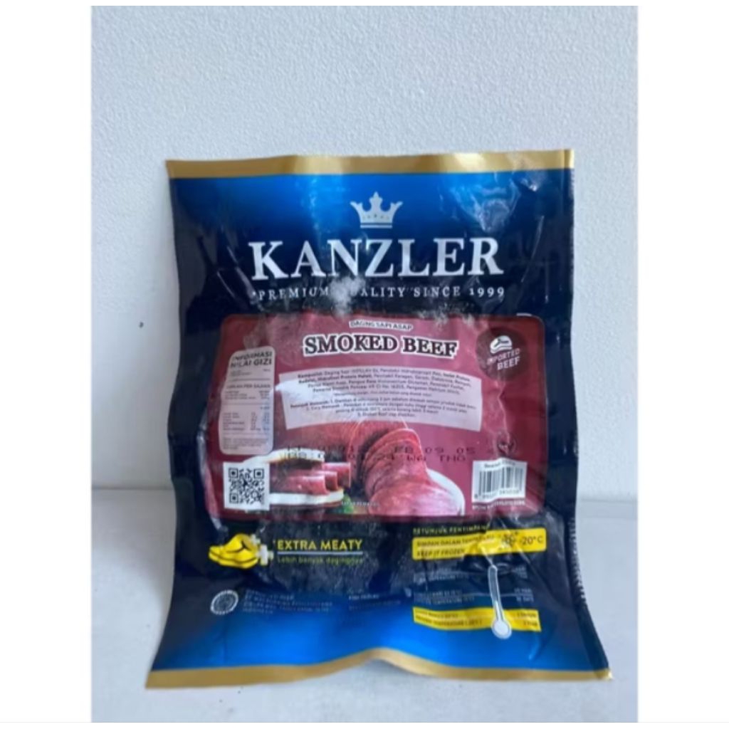

KANZLER SMOKED BEEF 250GR PREMIUM FROZEN FOOD