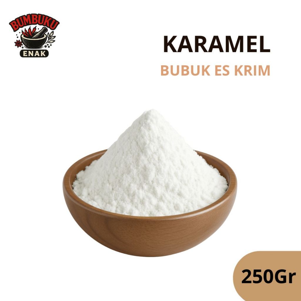 

Bubuk Es Krim Karamel 250gr – Rasa Manis Gurih Karamel Lembut, Praktis Diseduh & Cocok Untuk Jualan Rumahan