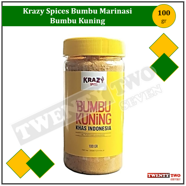 

[doz]|3X Krazy Spices Bumbu Kuning 100 gr