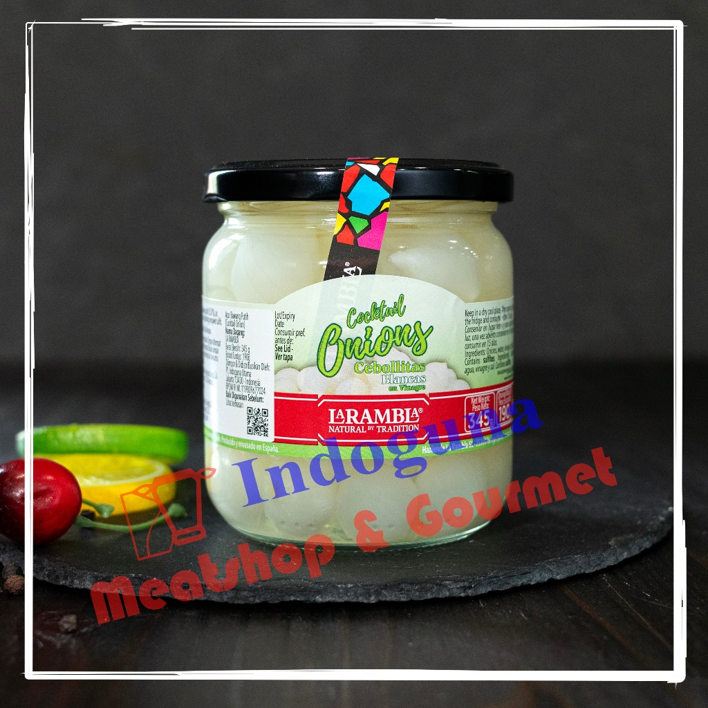 

La Rambla Larambla Cocktail Onions Acar Bawang Putih 345gr