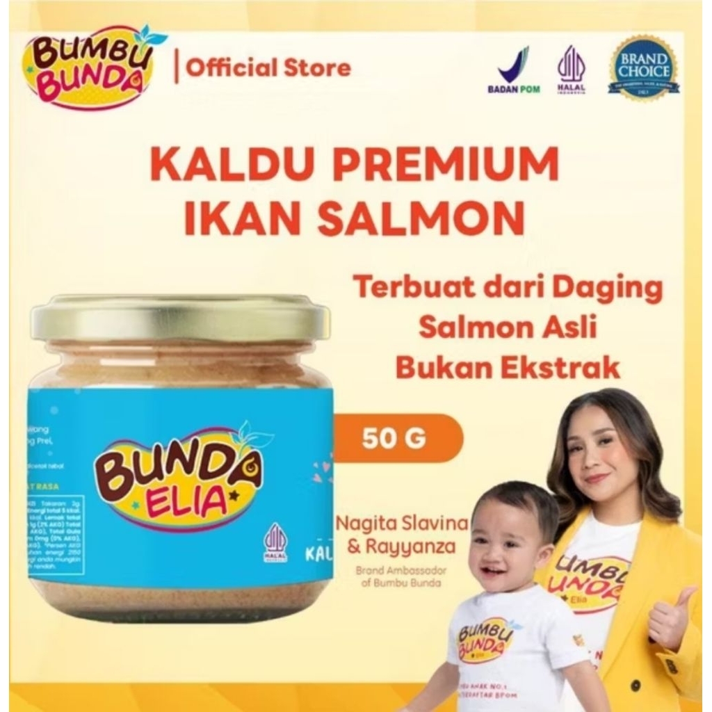 

Bumbu Bunda Elia Kaldu Salmon Premium 50 gr