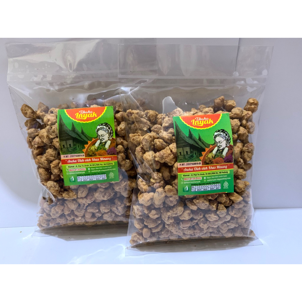 

Kacang Telur, Keripik Usaha Inyak