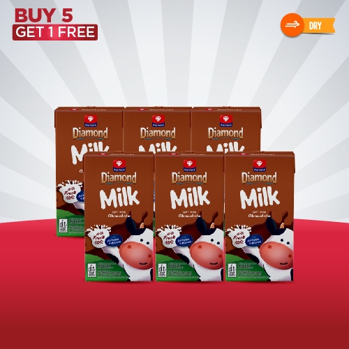 

BUY 5 FREE 1 DIAMOND MILK UHT CHOCOLATE 125 ML