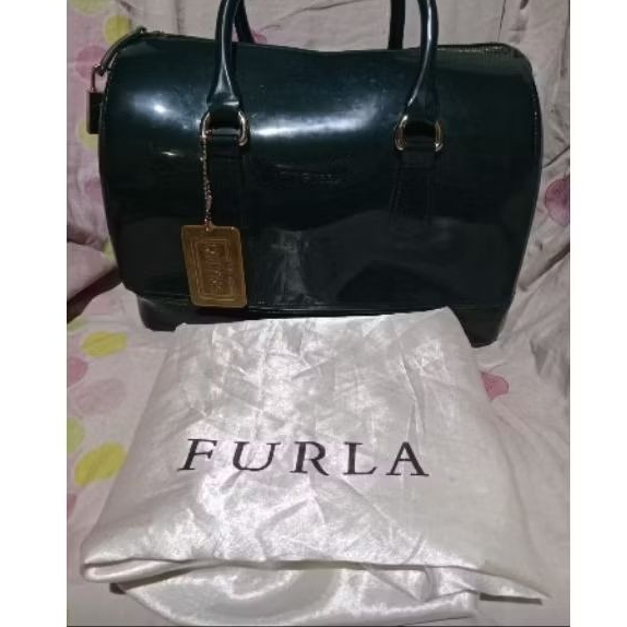 Furla Candy Bag Jelly Emerald Green
