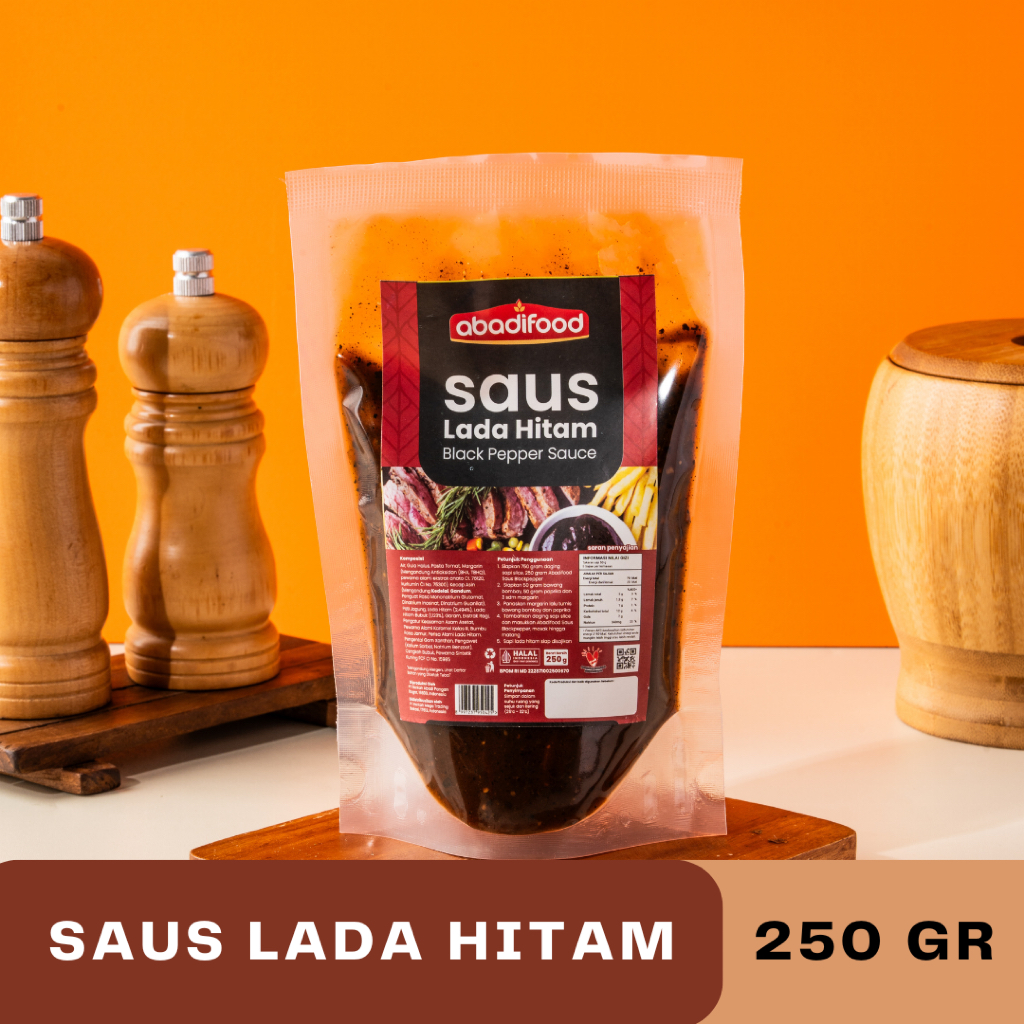 

Saus Lada Hitam AbadiFood - Saus Praktis untuk Steak & Tumisan | HALAL & Berbumbu Kuat