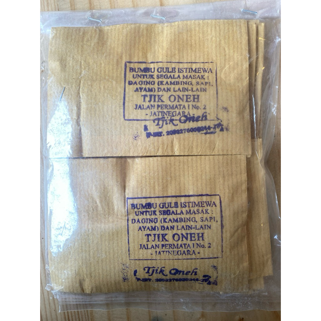 

Bumbu Gulai Istimewa Cik Oneh, Untuk Segala Masak Daging (Kambing, Sapi, Ayam) DLL