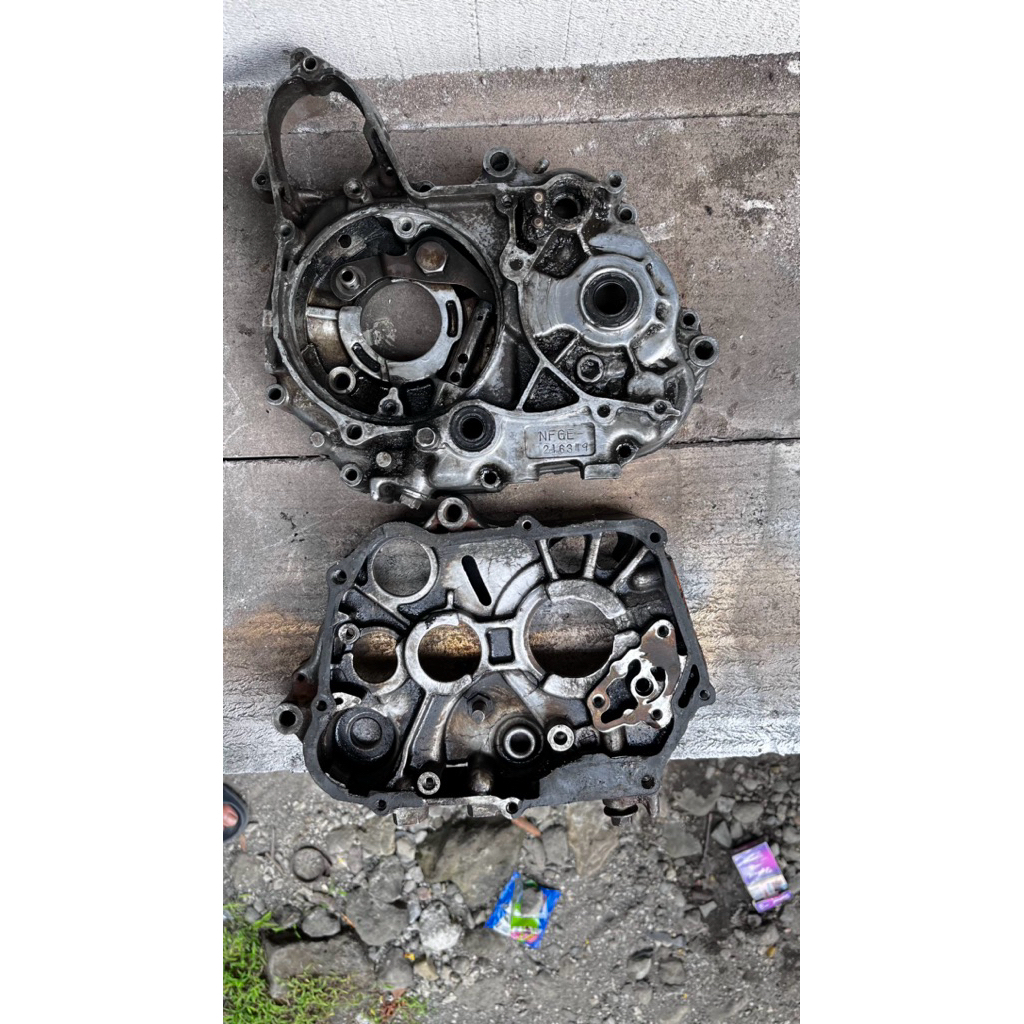 crankcase krengkes kalter blok oli tengah kanan kiri Astrea prima grand Supra x 110 old Supra fit ne