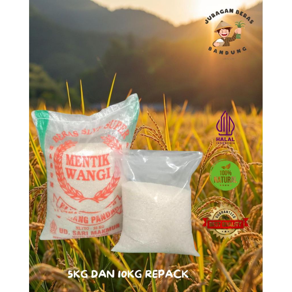 

Beras Mentik Wangi 5 Kg dan 10 Kg Repack Murah