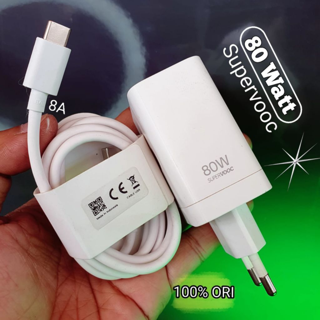 Charger Oppo 80W Original copotan Hp Type C Oppo Reno8 || Reno 8pro || Find X5 ||