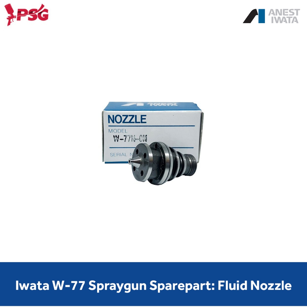 Nama: Iwata W-77 Spraygun Sparepart: Fluid Nozzle