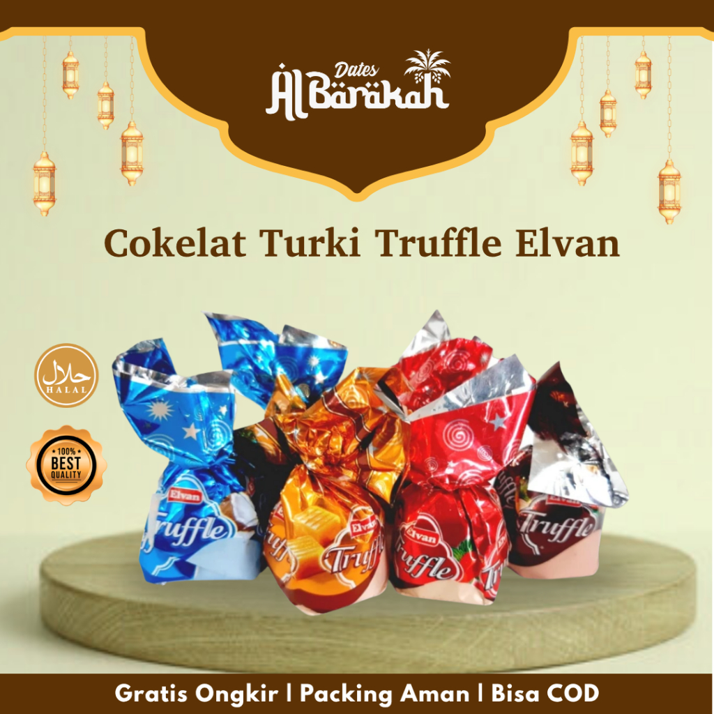 

Elvan Cokelat Truffle Cokelat Turki Original Rasa Lezat