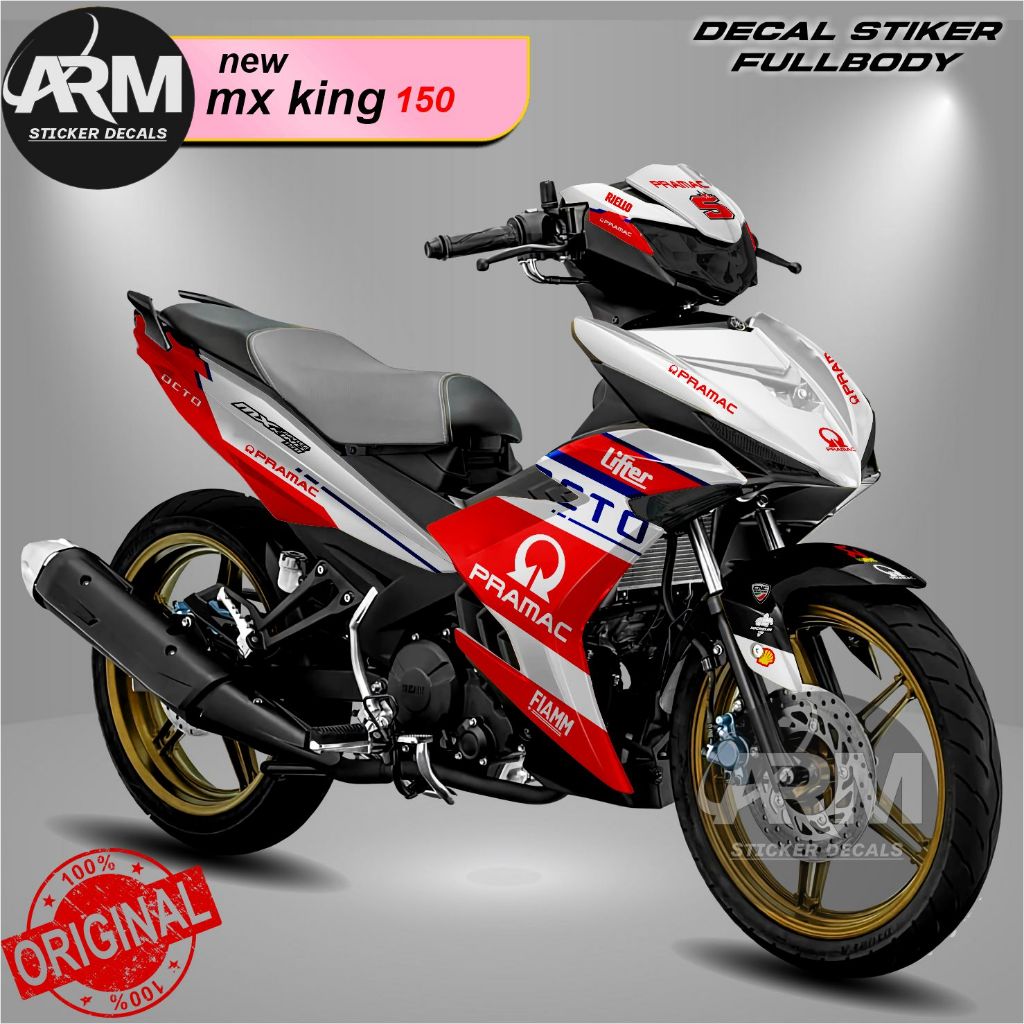 ARM Decal Stiker Full Body New Mx King 150 Variasi Octo Pramax