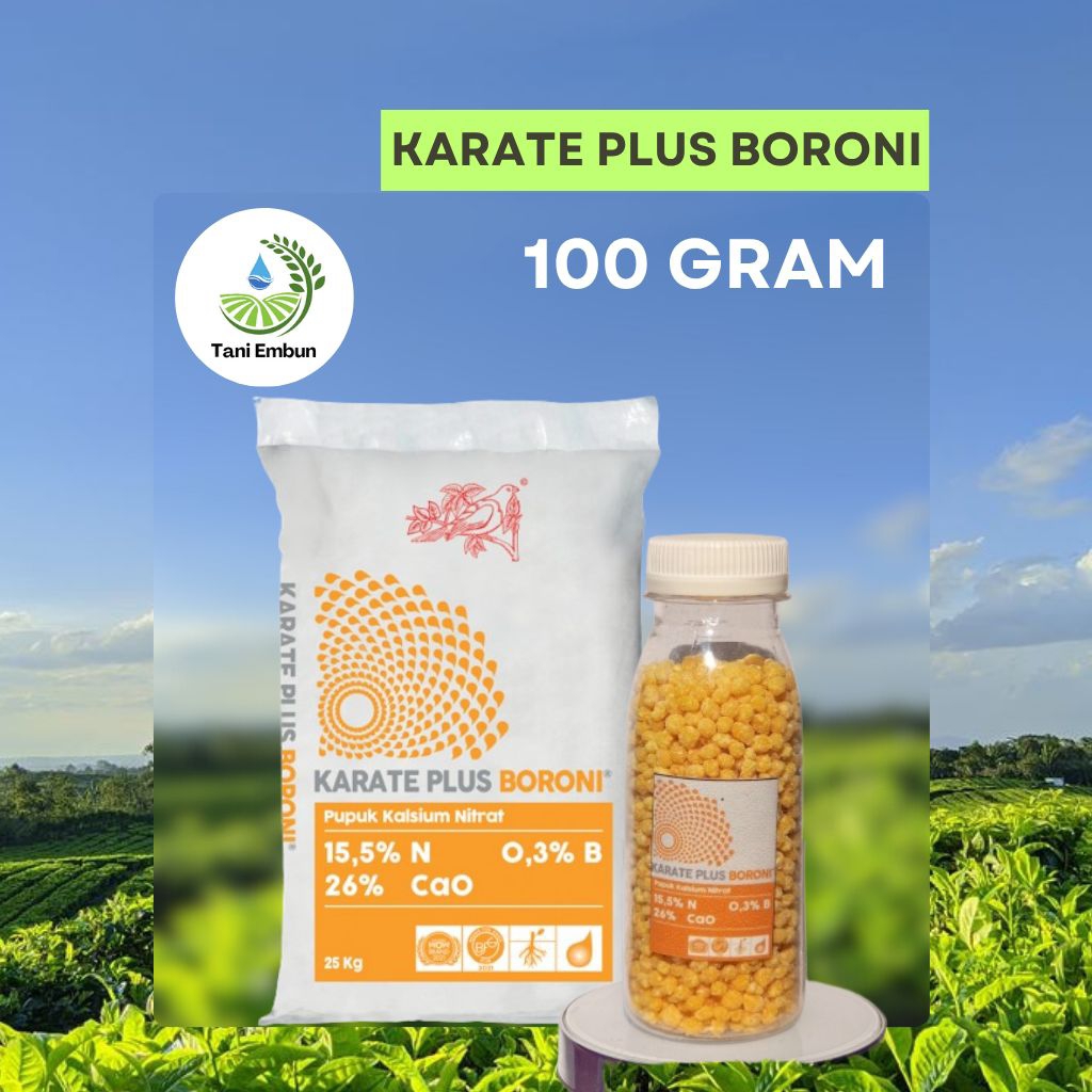 BORONI MAROKE KARATE PLUS/PUPUK KARATE PLUS BORONI KEMASAN 100 GRAM