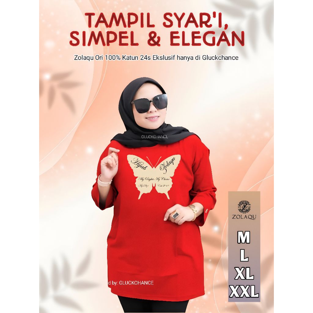 Zolaqu Original 2025 Lengan Panjang Terbaru Merah Cabe Jumbo Agustusan Indoor Outdoor Style Kekinian