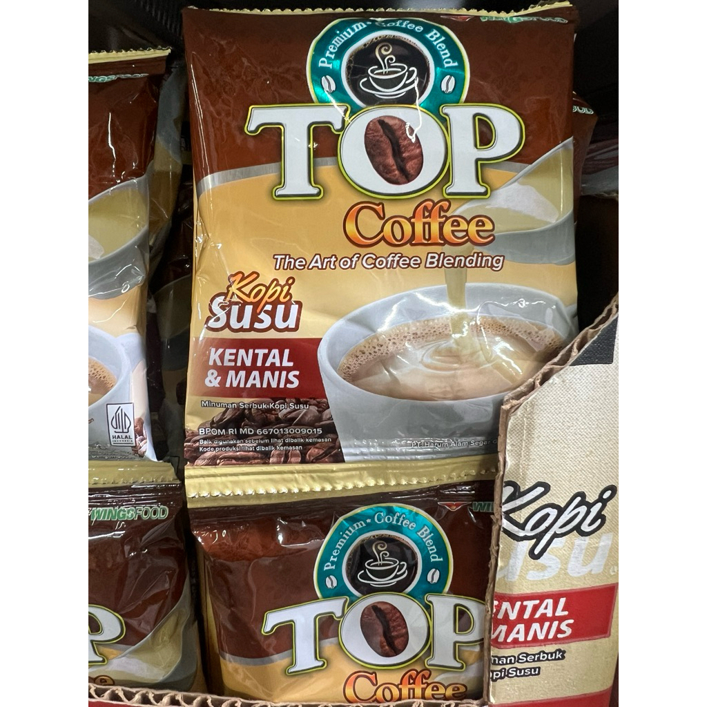 

HARGA PROMO TOP COFFEE kopi susu 1 renteng (12 sachet)