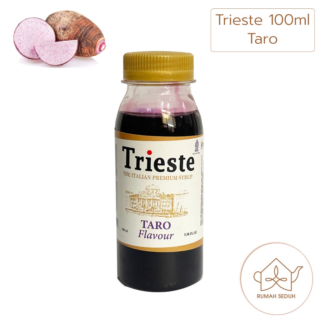 

100 mL Sirup Taro merk Trieste - Taro Italian Premium Syrup