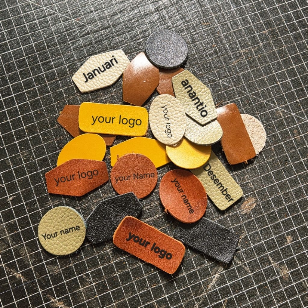 

LABEL KULIT, LABEL NAMA, TAG HARGA, LOGO MEREK