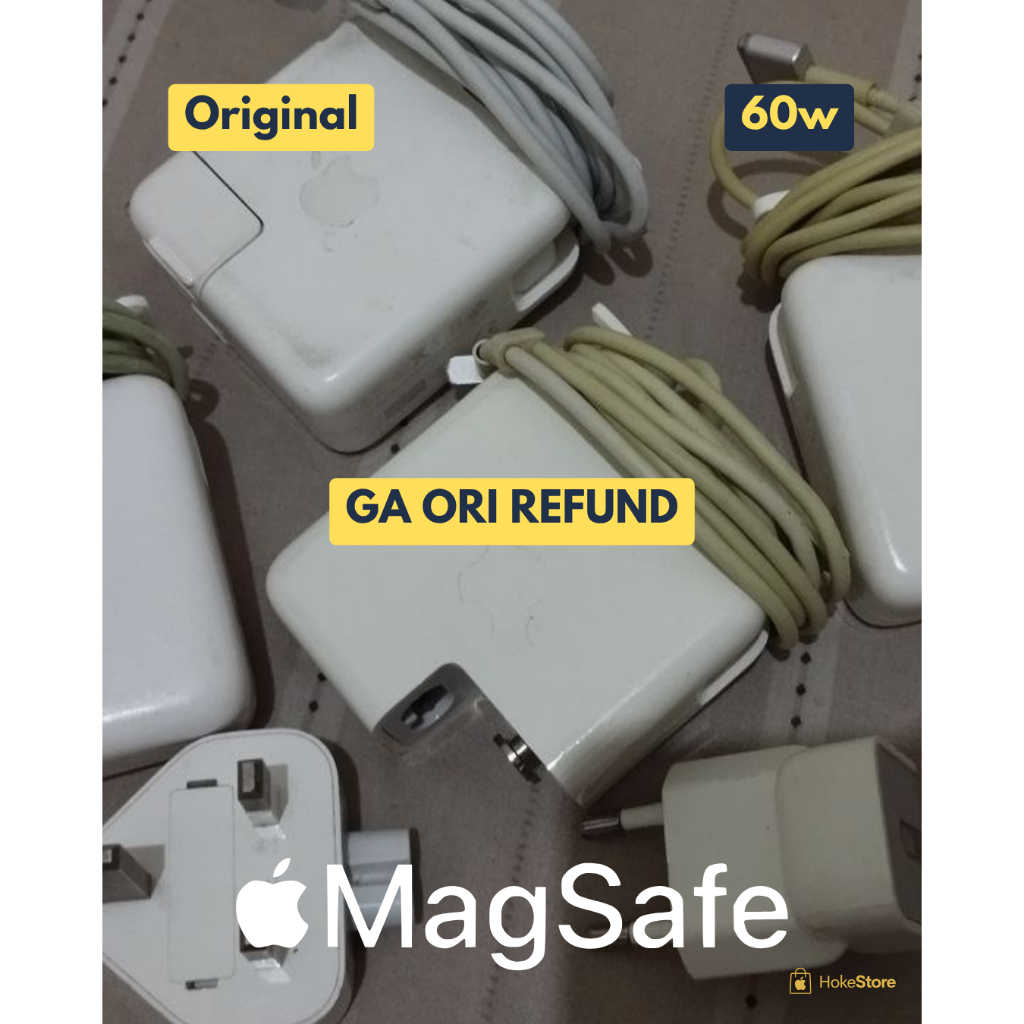 Macbook Charger Ori Magsafe 2 60W Second Apple Copotan 2nd Garansi