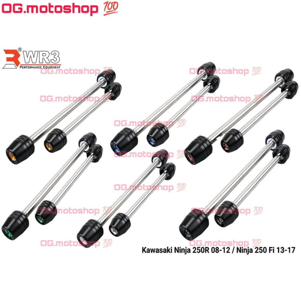 Axle Slider Jalu As Roda Ninja250 Ninja250FI OLD