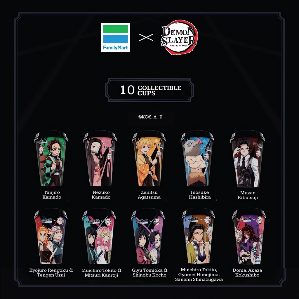CUP FamilyMart X Demon Slayer