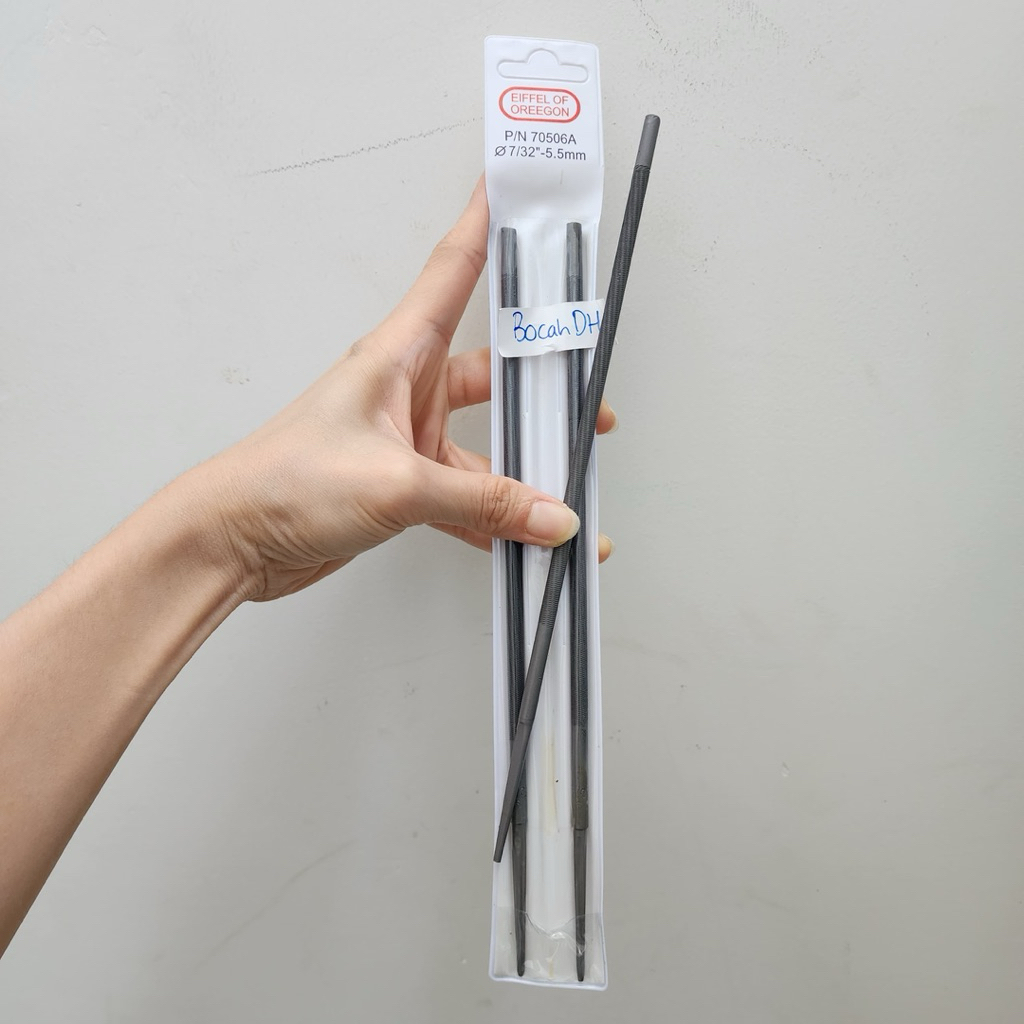 (HARGA UNTUK 1BIJI) KIKIR CHAINSAW KECIL OREGON / KIKIR GERGAJI MESIN / KIKIR BULAT