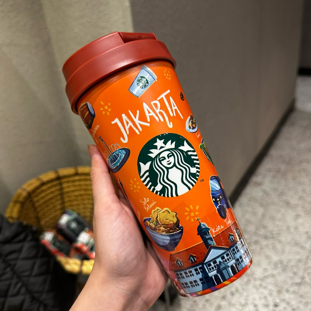 NEW Tumbler Starbucks Purana Jakarta City Indonesia 2025 Stainles Steel Original Starbucks