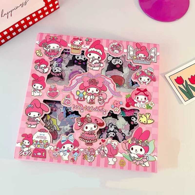 

MAX Sticker 2D Waterproof Aesthetic Kartun Animasi 1 BOX 100Pcs