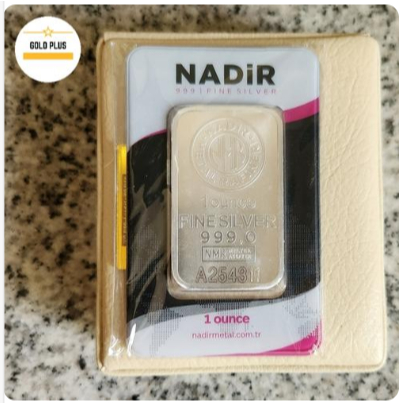 Pure silver bar nadir turki 1Oz