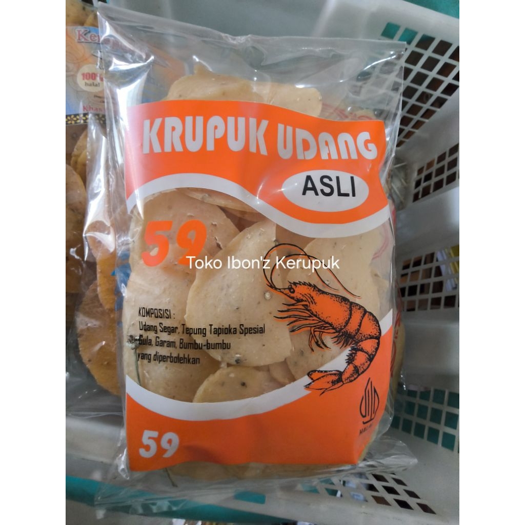 

Kerupuk udang Pontianak 59 asli 300 gram – Stik & Keping
