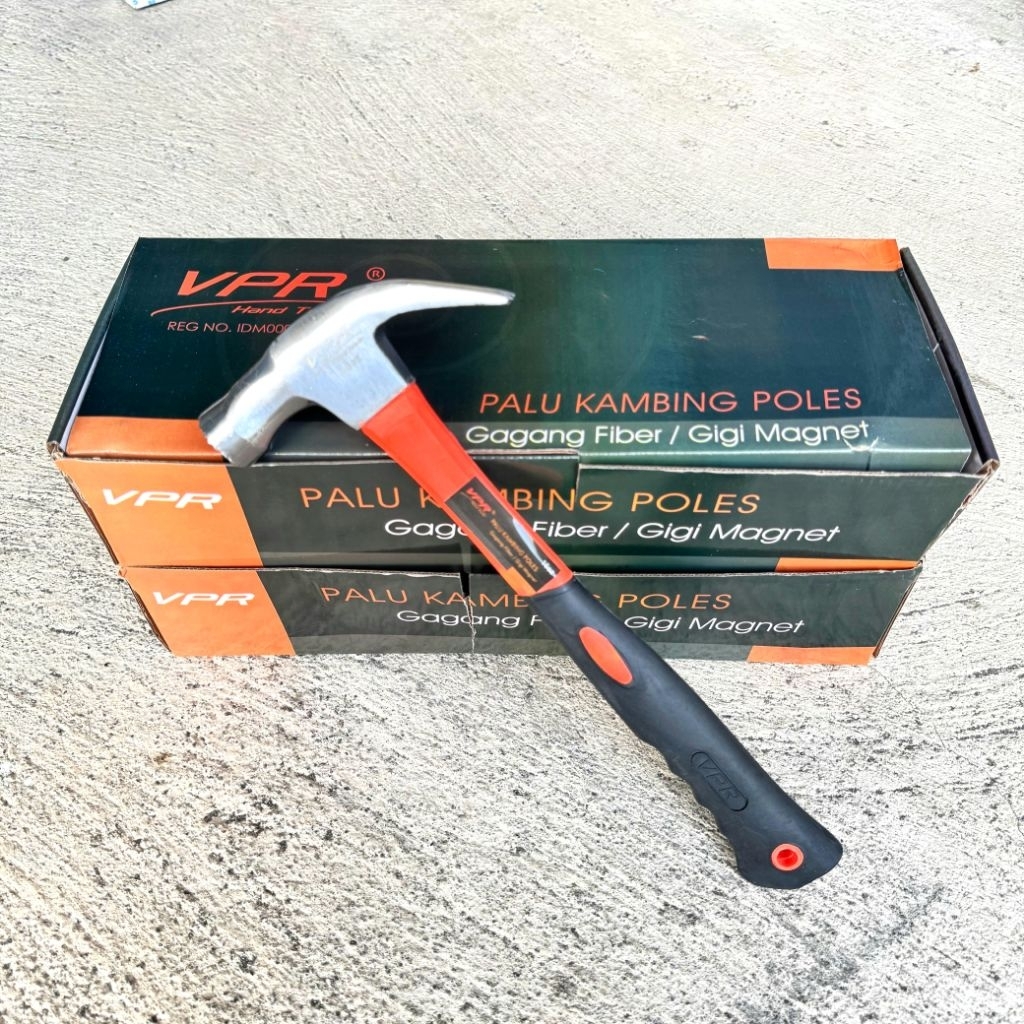 1 LUSIN 12 PCS Palu Kambing Gagang Fiber Gerigi Magnet VPR 16 Oz