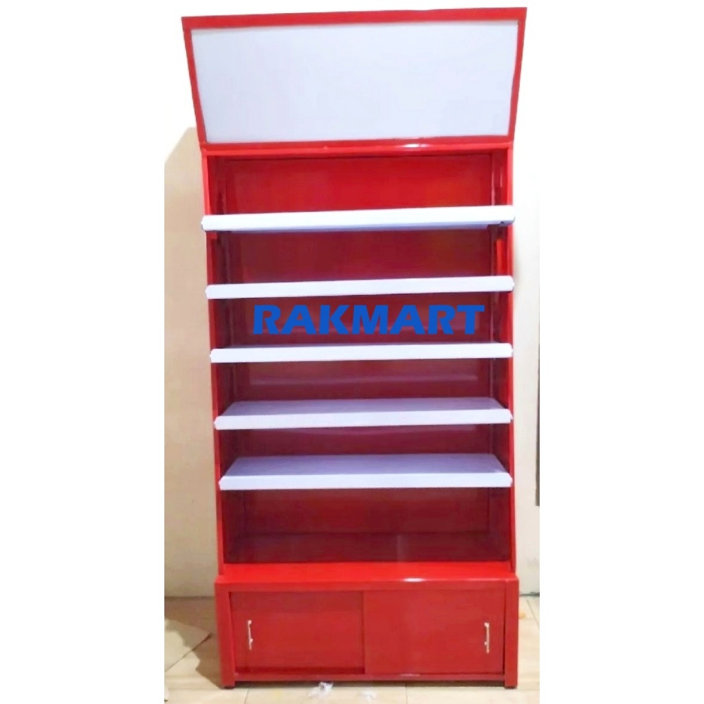 RAK BACKWALL Supermarket / Minimarket Display Kosmetik Rokok | Etalase