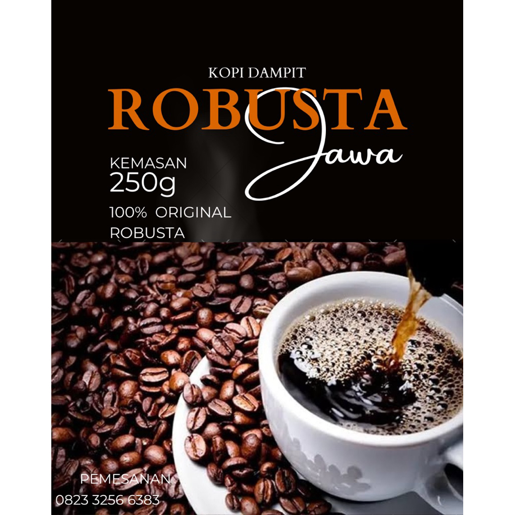 

Kopi Dampit 250 gram bubuk kopi robusta