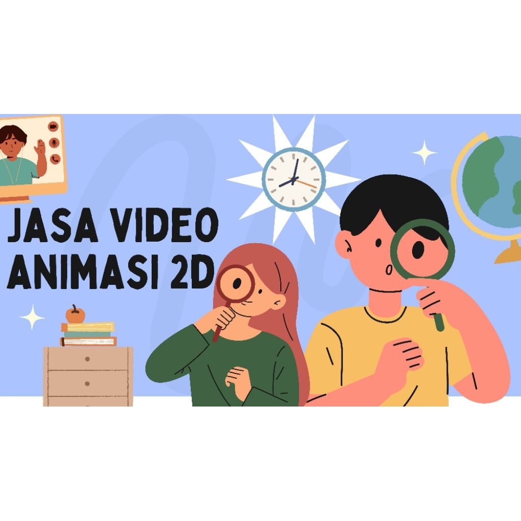 Jasa Pembuatan Video Animasi 2D/ Jasa Video Pembelajaran Animasi Murah / Soft File