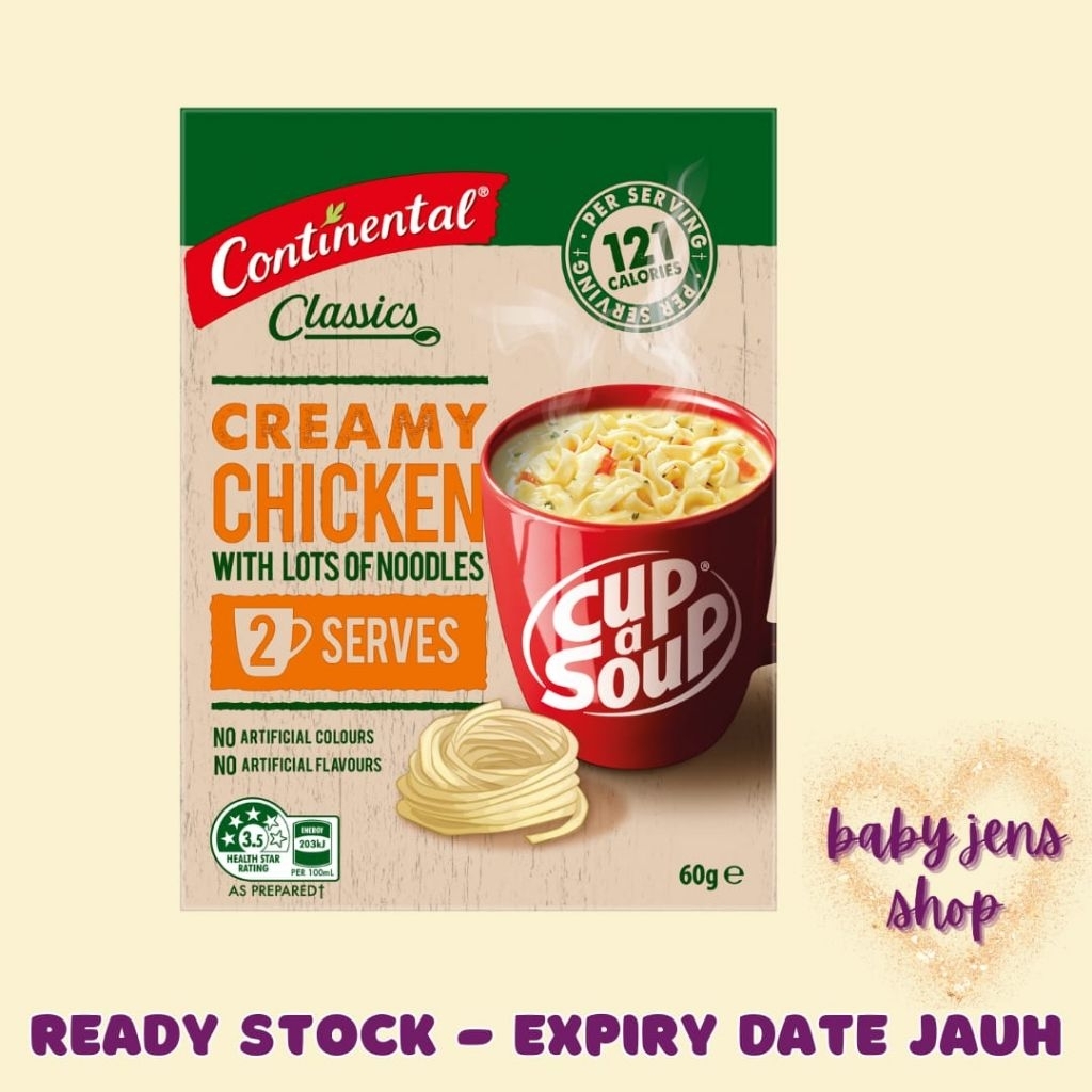 

Continental Classic Cup A Soup Creamy Chicken With Lots Of Noodles